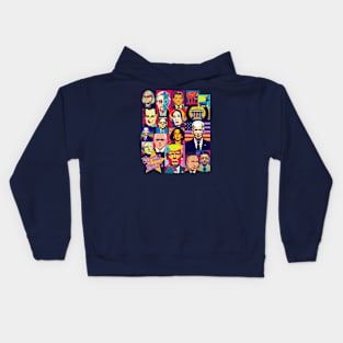 The Political Circus Stars in Pop Art 2022 Kids Hoodie